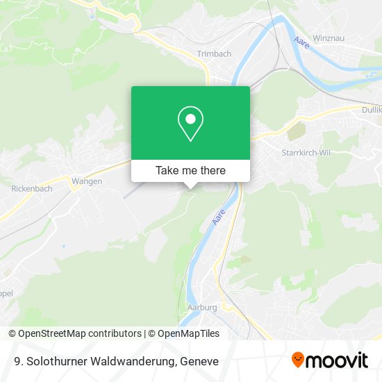 9. Solothurner Waldwanderung Karte