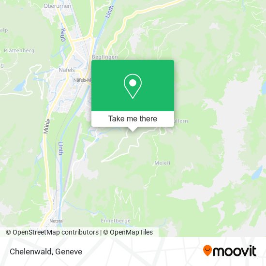 Chelenwald map