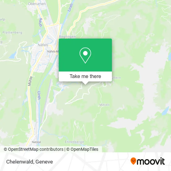Chelenwald map