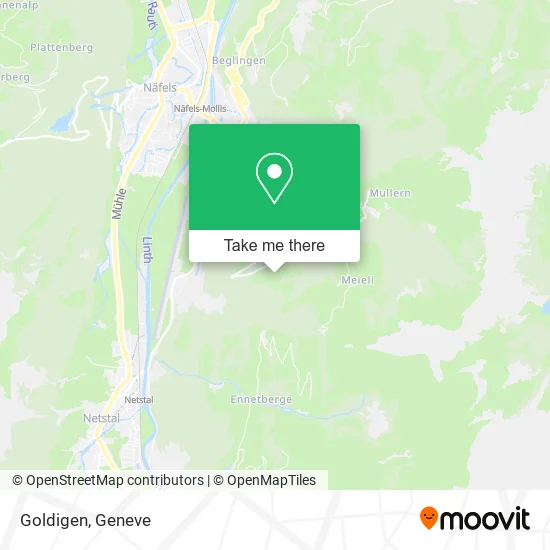 Goldigen map