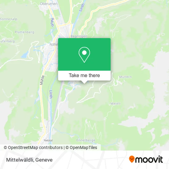 Mittelwäldli map