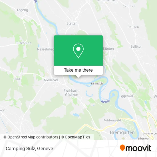 Camping Sulz map