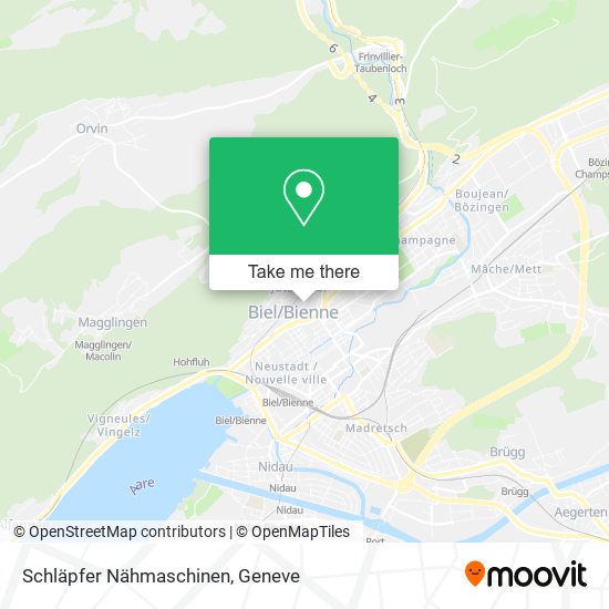 Schläpfer Nähmaschinen map