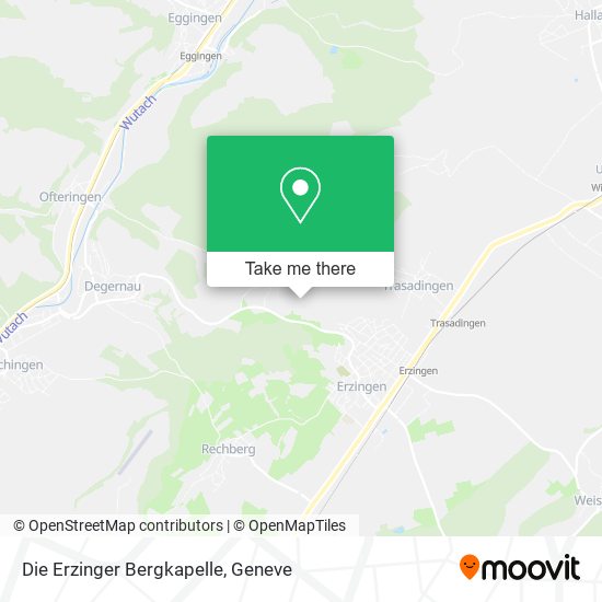 Die Erzinger Bergkapelle map