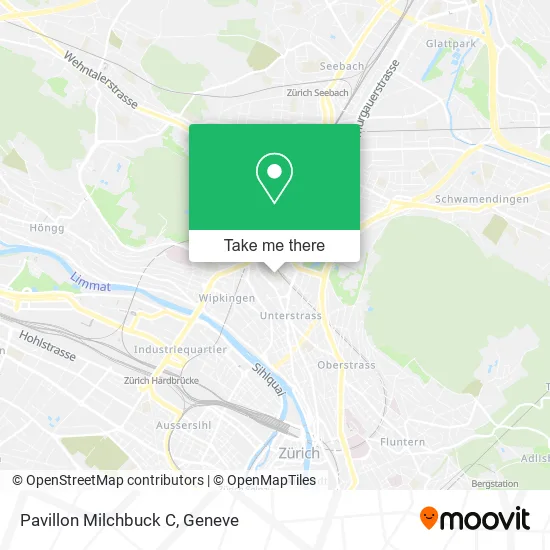 Pavillon Milchbuck C map