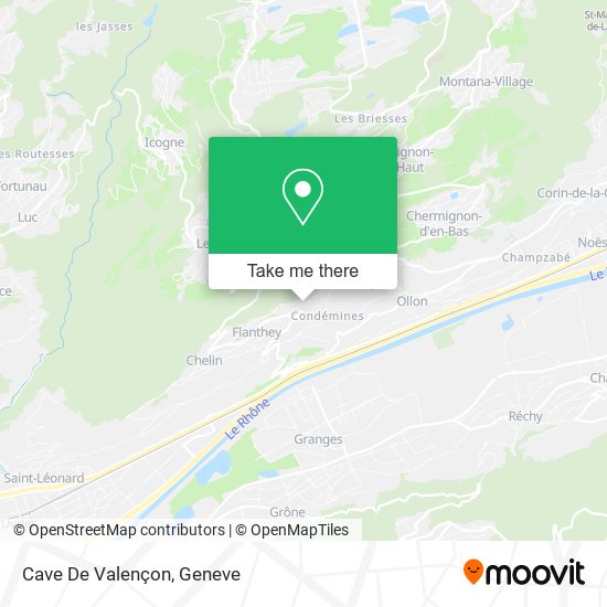 Cave De Valençon map