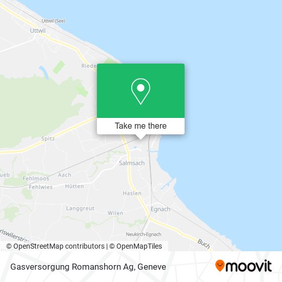 Gasversorgung Romanshorn Ag map