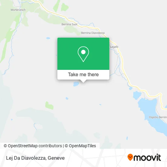 Lej Da Diavolezza map