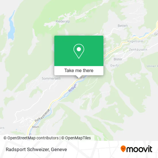 Radsport Schweizer map