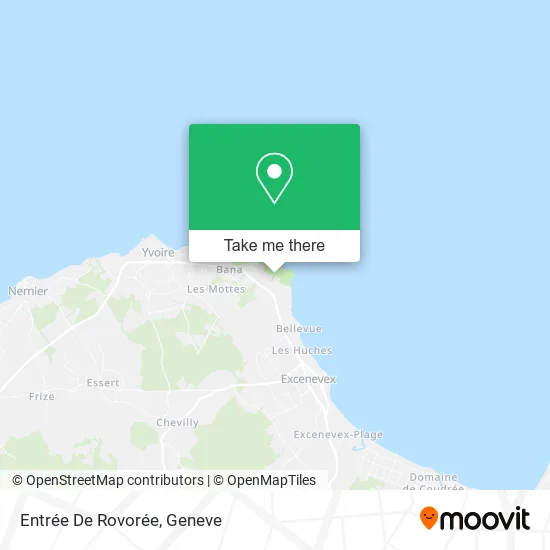 Entrée De Rovorée map