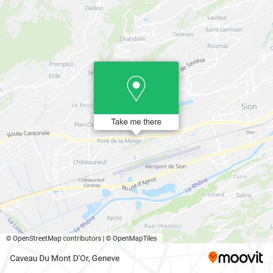 Caveau Du Mont D'Or map