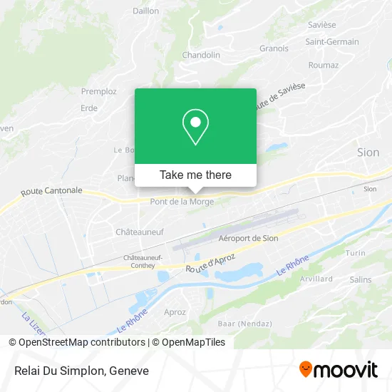 Relai Du Simplon map