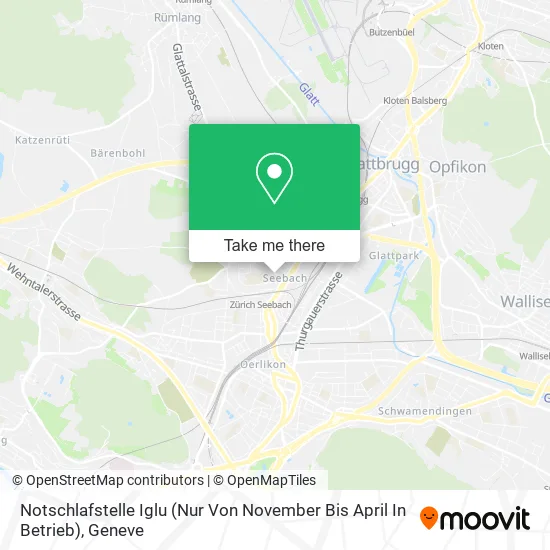 Notschlafstelle Iglu (Nur Von November Bis April In Betrieb) map