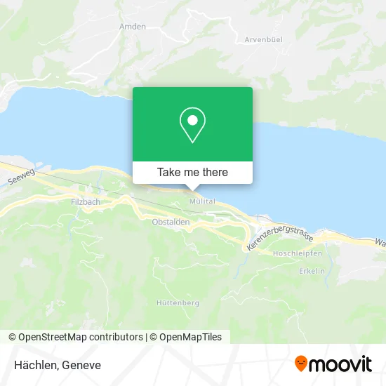 Hächlen map