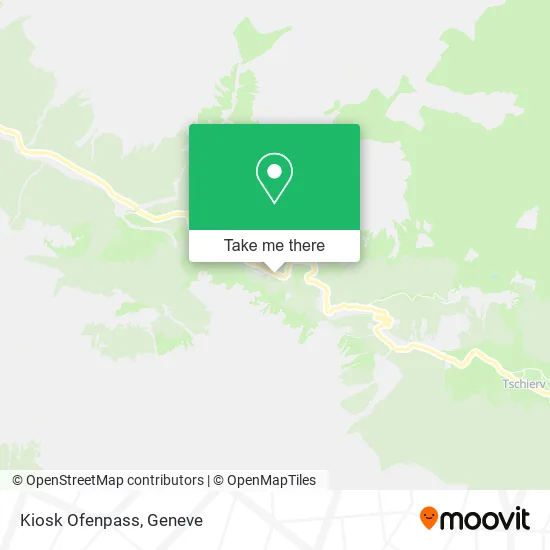 Kiosk Ofenpass map