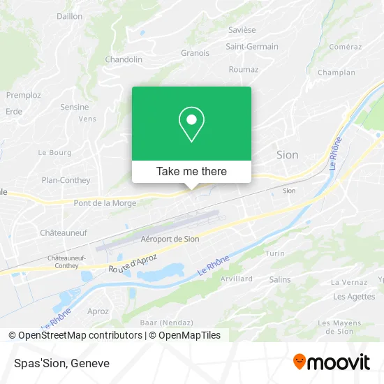 Spas'Sion map