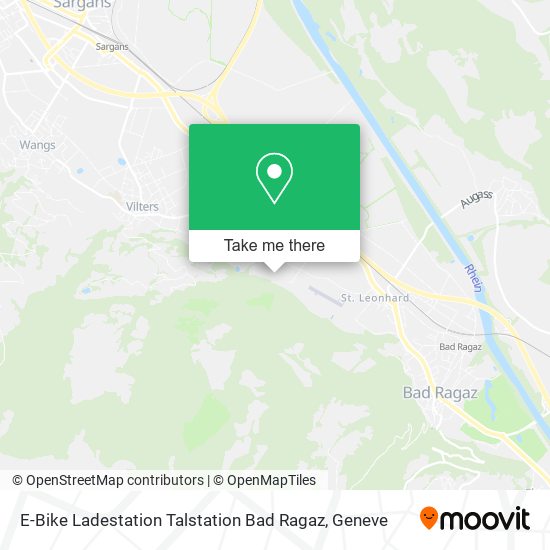E-Bike Ladestation Talstation Bad Ragaz map