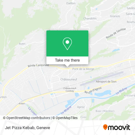 Jet Pizza Kebab map