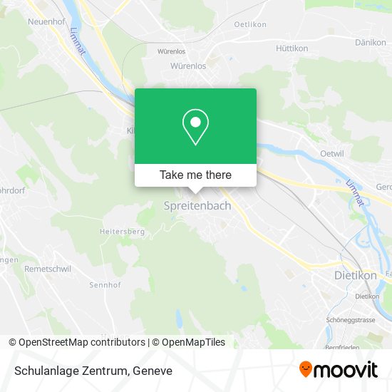 Schulanlage Zentrum map