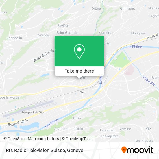Rts Radio Télévision Suisse map