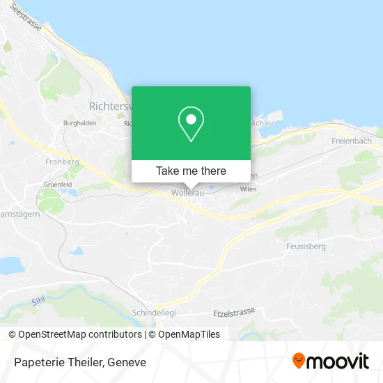 Papeterie Theiler map