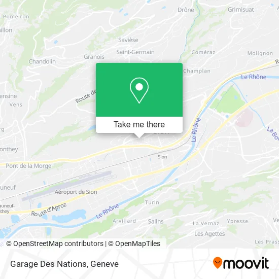Garage Des Nations map