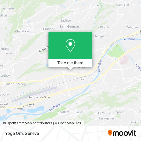 Yoga Om map