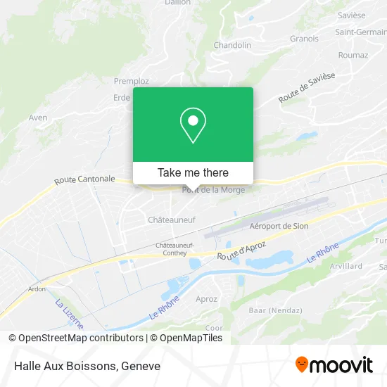 Halle Aux Boissons map