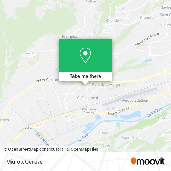 Migros map