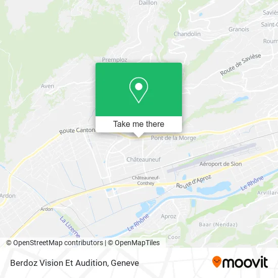 Berdoz Vision Et Audition map