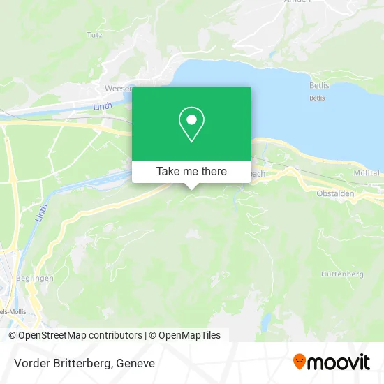 Vorder Britterberg map