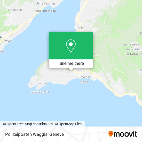 Polizeiposten Weggis map