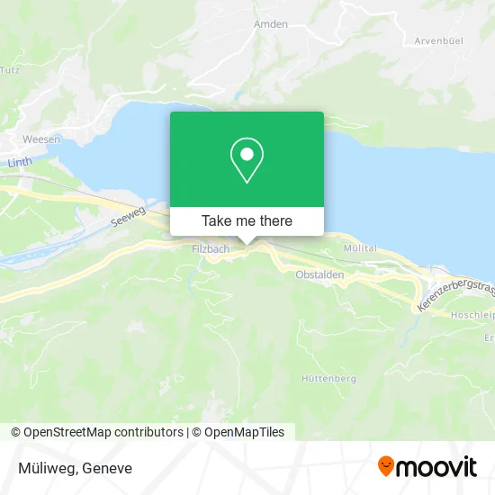 Müliweg map