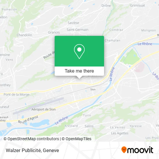 Walzer Publicité map