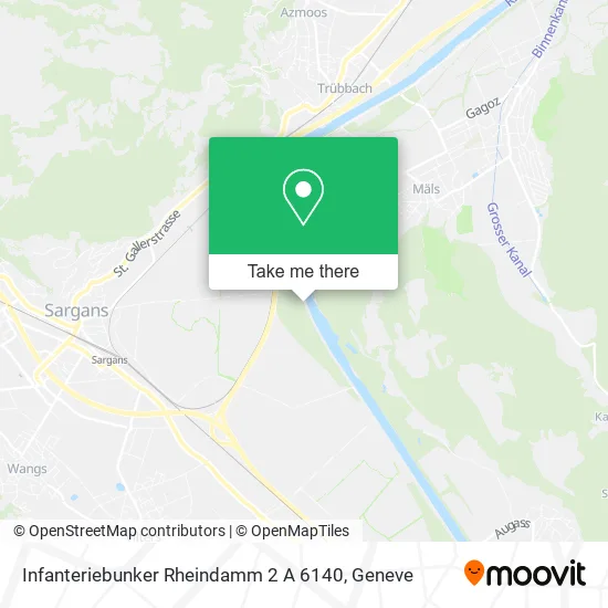 Infanteriebunker Rheindamm 2 A 6140 plan