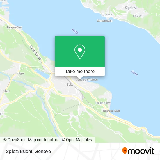 Spiez/Bucht map