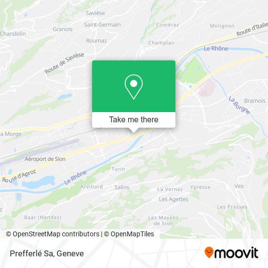 Prefferlé Sa map