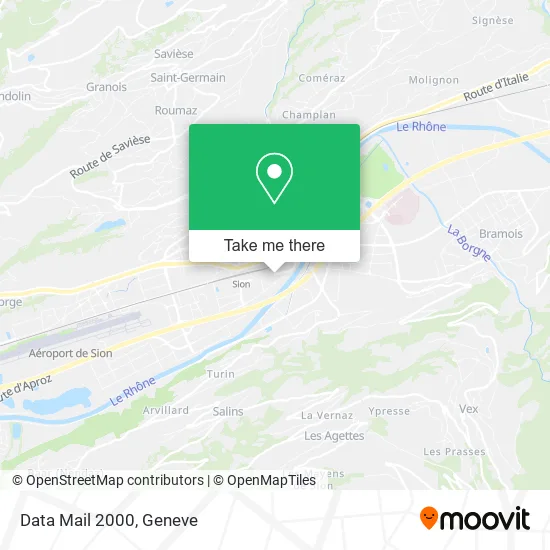 Data Mail 2000 map
