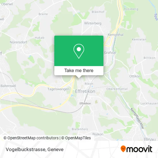 Vogelbuckstrasse map