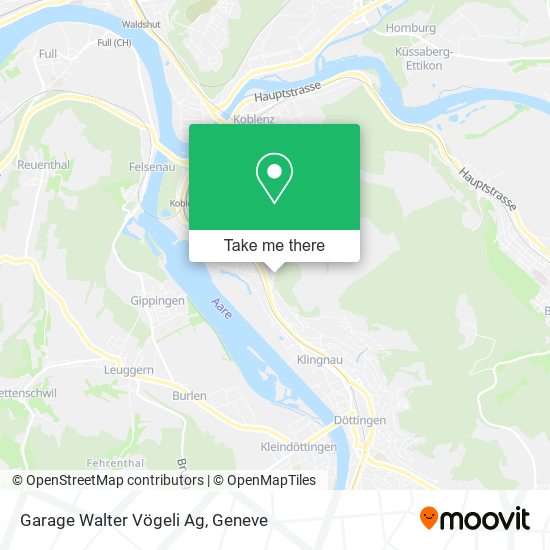 Garage Walter Vögeli Ag map