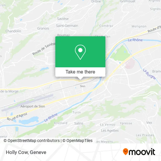 Holly Cow map