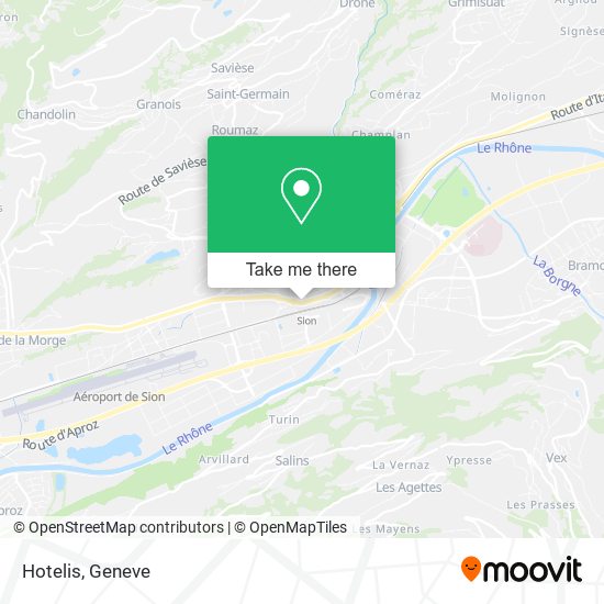 Hotelis map