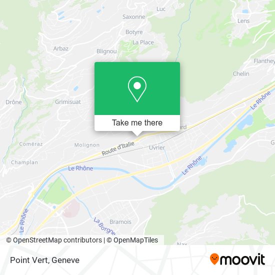 Point Vert map