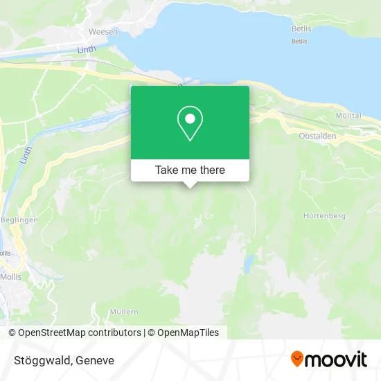 Stöggwald map