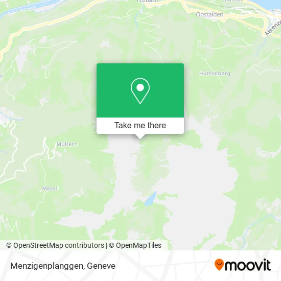 Menzigenplanggen map