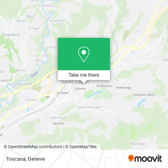 Toscana map