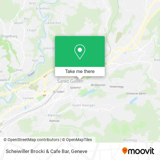 Scheiwiller Brocki & Cafe Bar plan