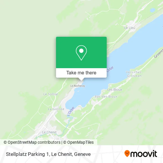 Stellplatz Parking 1, Le Chenit map