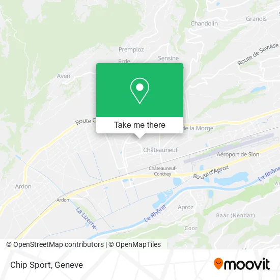 Chip Sport map