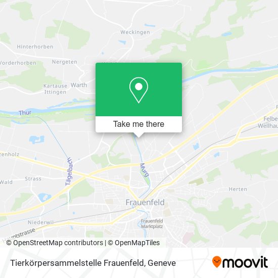 Tierkörpersammelstelle Frauenfeld map
